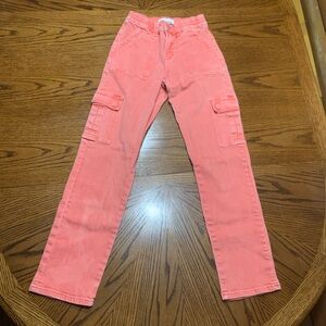 Women's Straight Leg Jeans - Coral